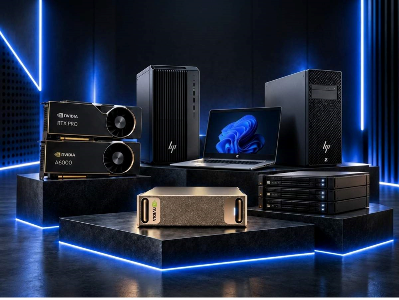 Pro GPUs, AI workstations, DGX Spark and GPU servers